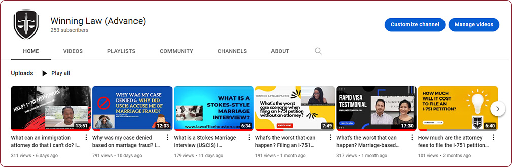 Immigration Law Videos