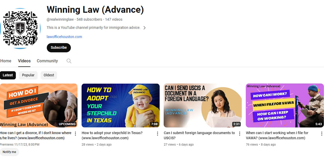 Immigration Law Videos