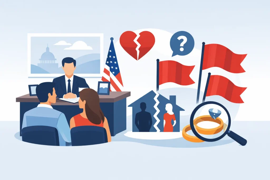 Bona Fide Marriage Red Flags USCIS May Question